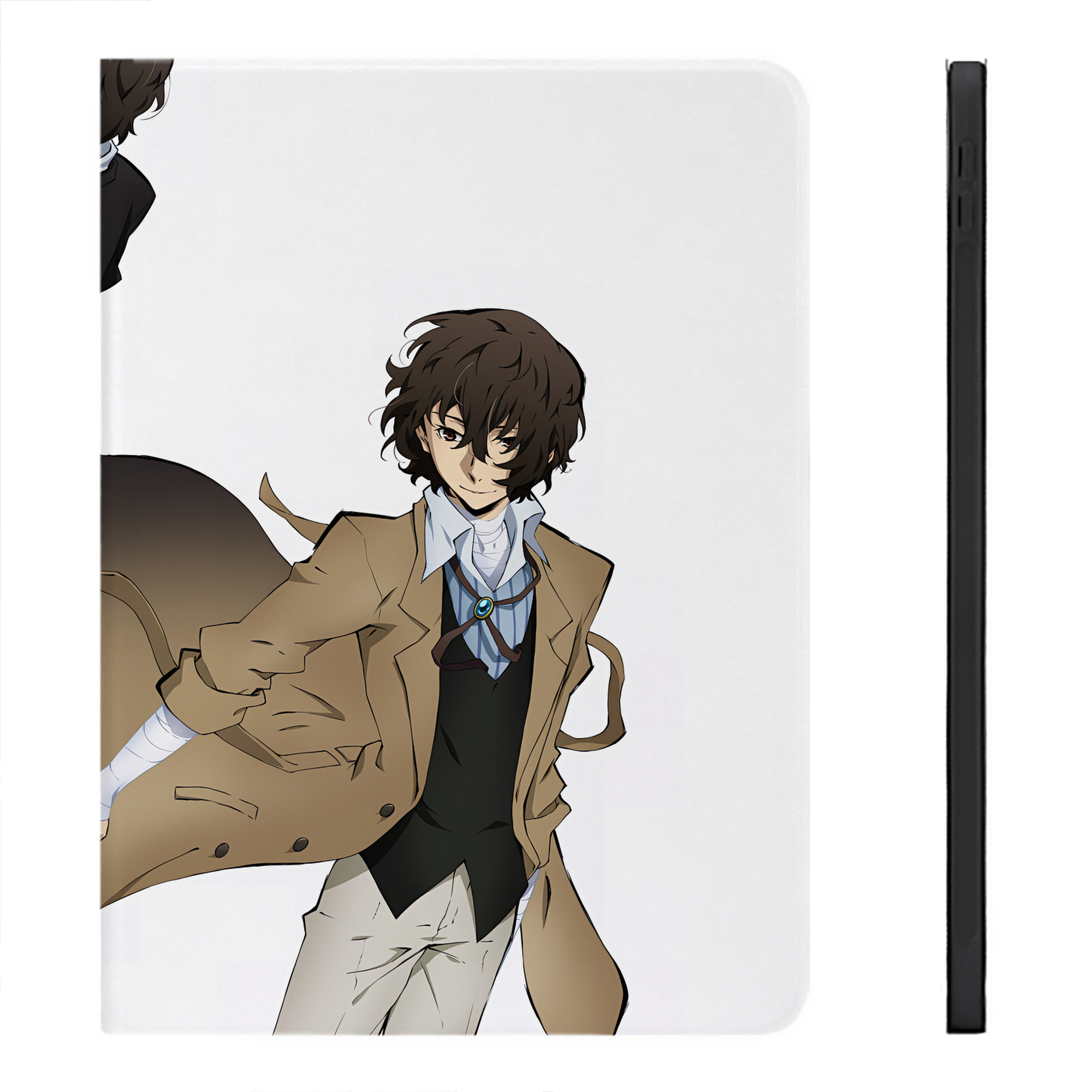 （画像用） 文豪ストレイドッグス Bungo Stray Dogs IPadケース ペンホルダー付き ブックスタイルデザイン